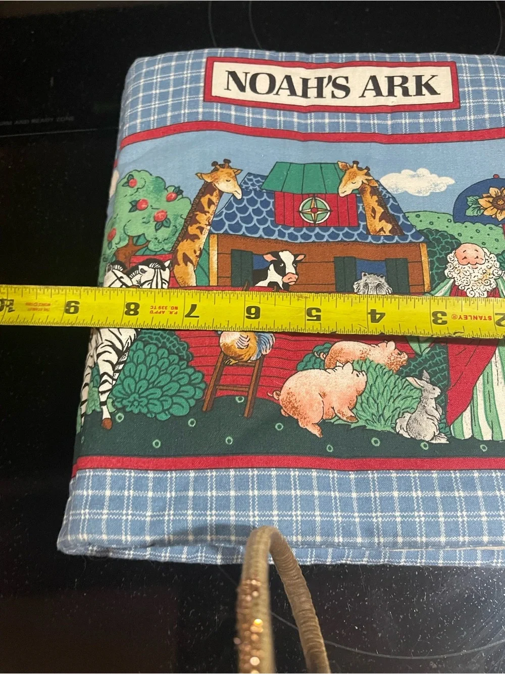 Vintage Kids Toddler Noah's Ark Soft Book Fabric Bible Christmas Gift Present